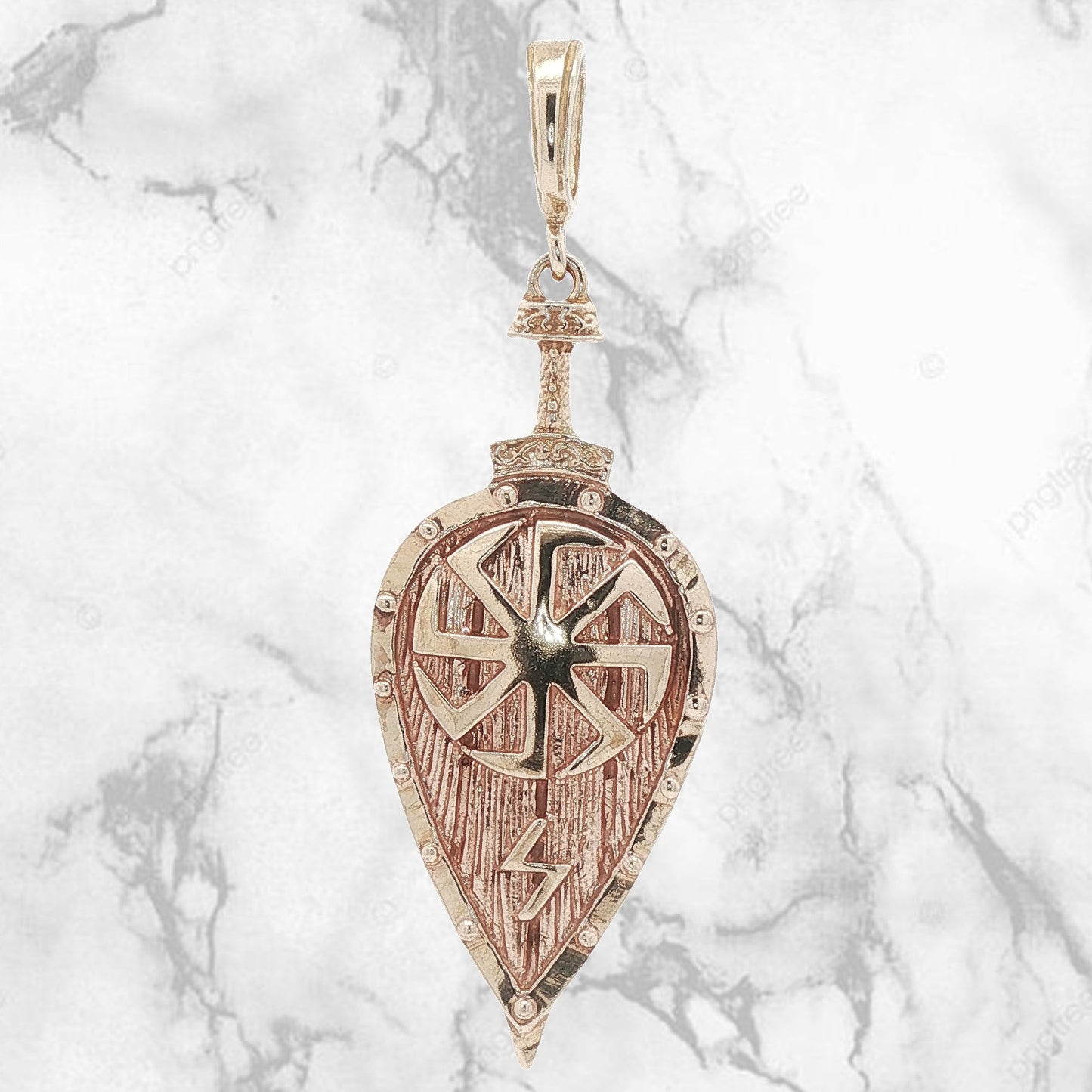 Viking Shield Pendant - Le Dragon Argenté - new arrival - New Arrivals - norse viking