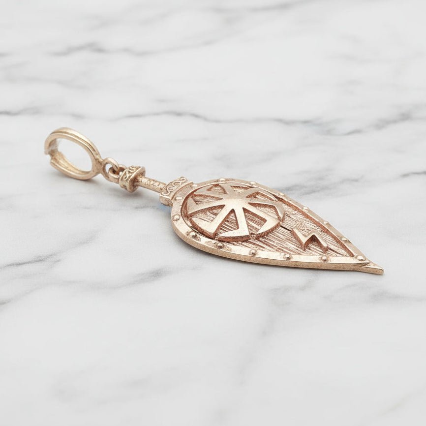 Viking Shield Pendant - Le Dragon Argenté - new arrival - New Arrivals - norse viking