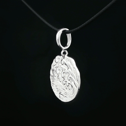Wave pendant in Sterling Silver - Le Dragon Argenté - Live Sale - 