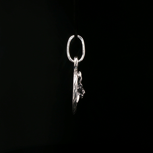 Wolf's Path Medallion in .925 Sterling Silver - Le Dragon Argenté
