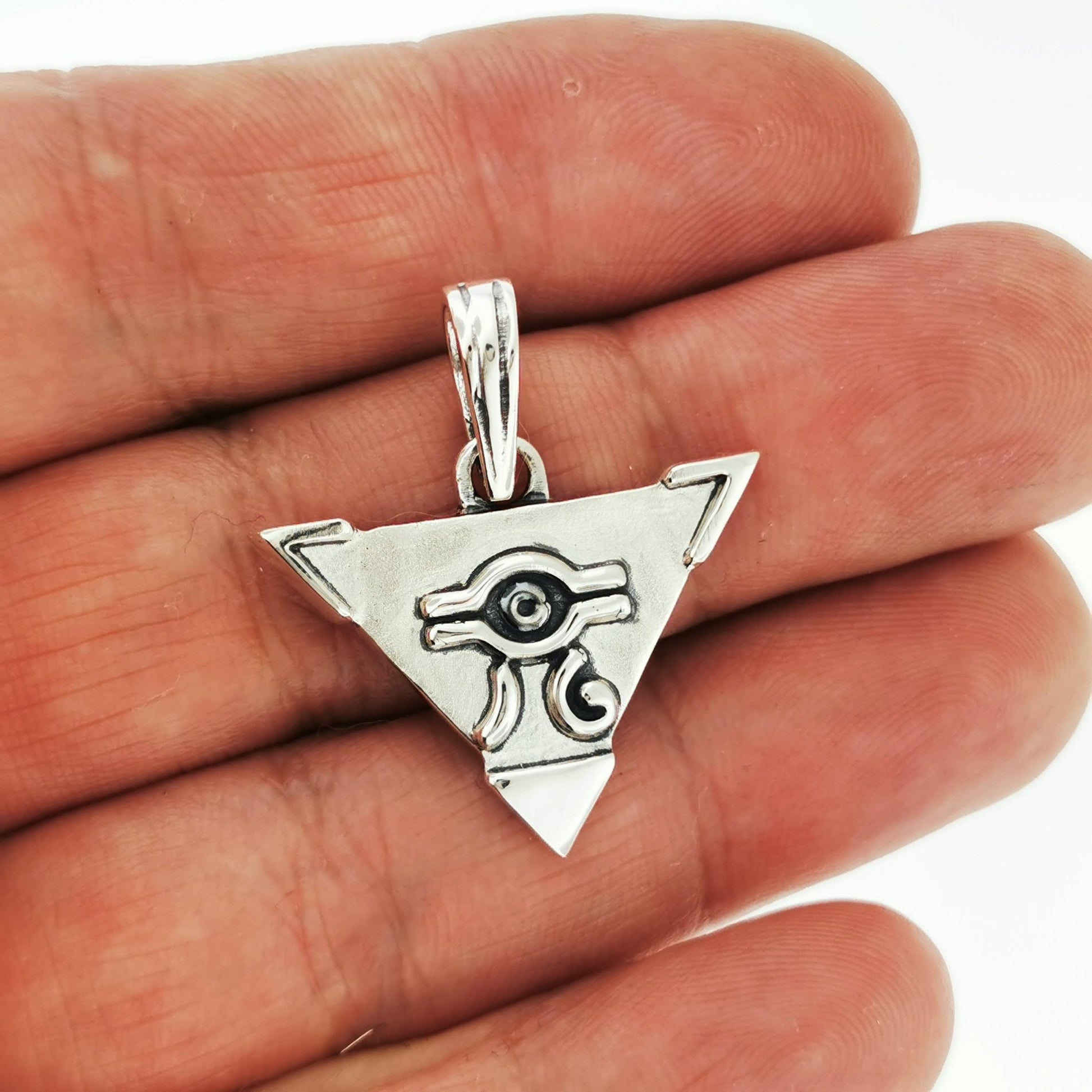 Yugi - Oh Millennium Puzzle Pendant in Sterling Silver or Antique Bronze - Le Dragon Argenté