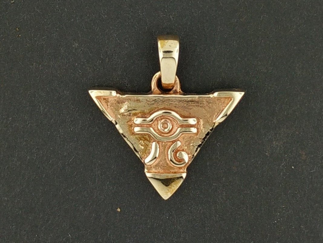 Yugi - Oh Millennium Puzzle Pendant in Sterling Silver or Antique Bronze - Le Dragon Argenté