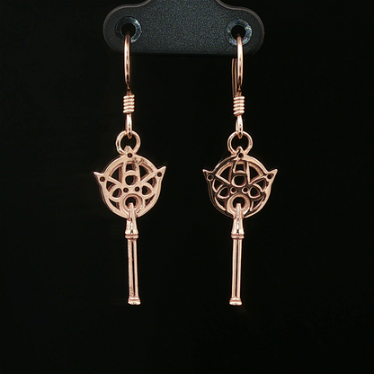 Final Fantasy X Yuna Wand Earrings - Le Dragon Argenté