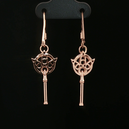 Final Fantasy X Yuna Wand Earrings - Le Dragon Argenté