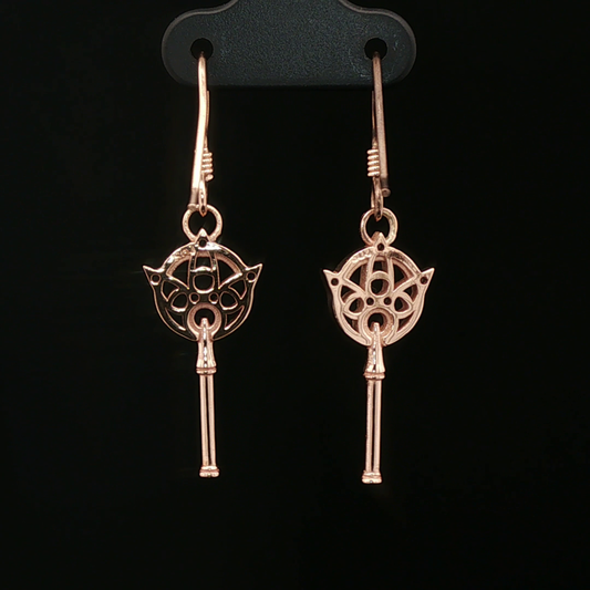 Final Fantasy X Yuna Wand Earrings - Le Dragon Argenté