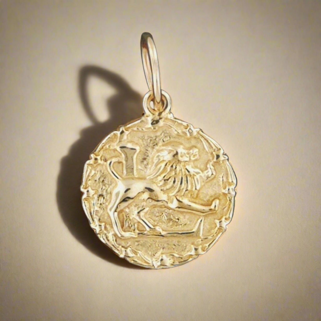 Zodiac Medallion in Sterling Silver Or Antique Bronze - Le Dragon Argenté