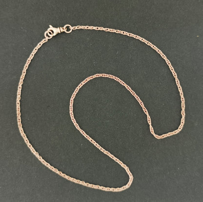 Chaîne de corde en bronze antique de 1,8 mm sur commande