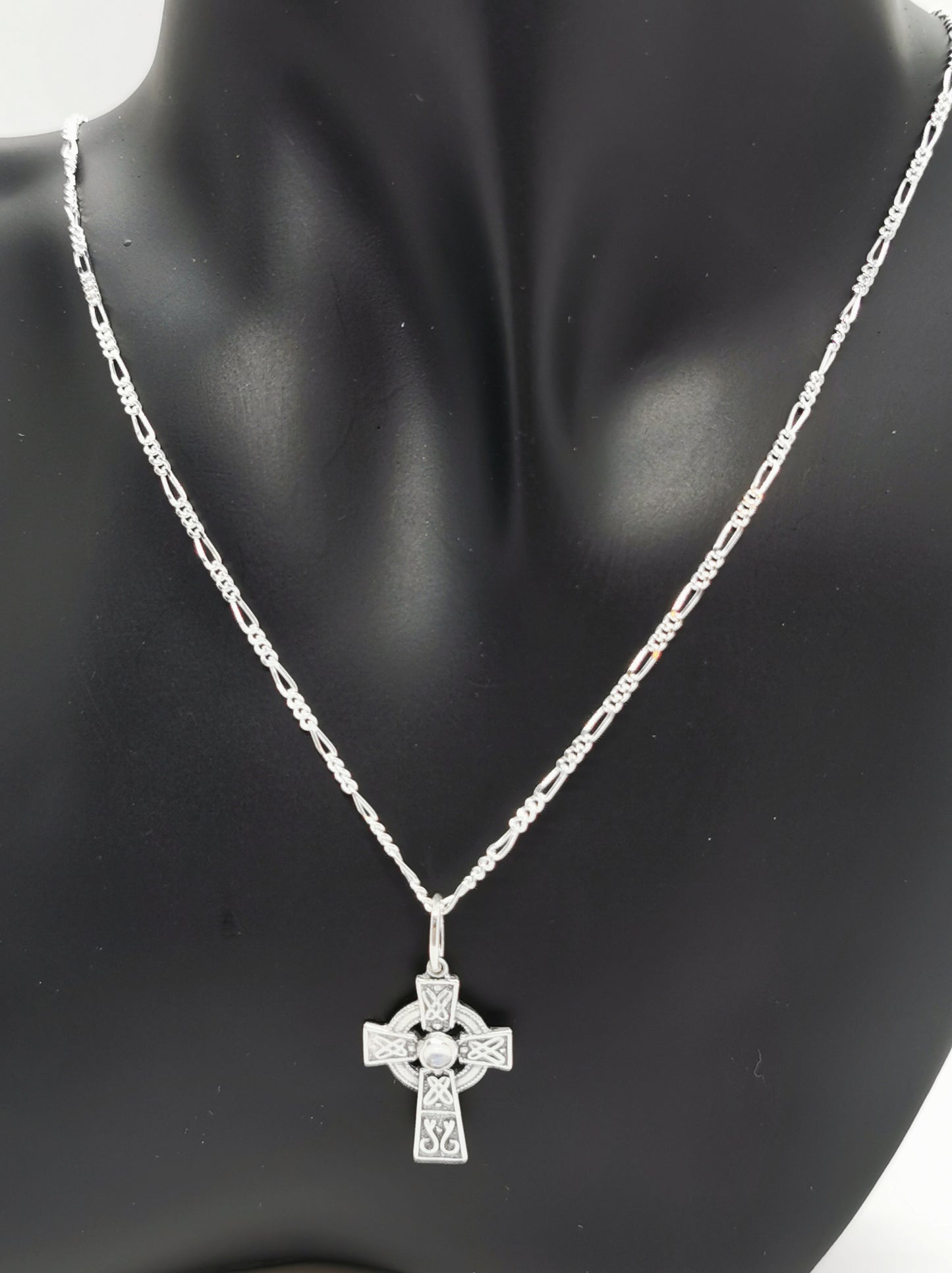 Sterling silver figgaro chain made to order