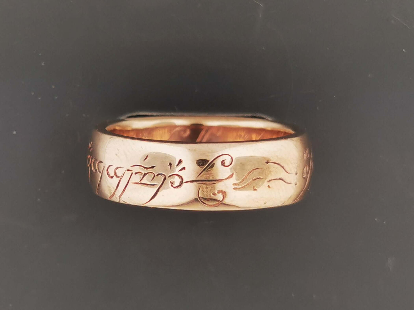 Elvish Ring in Antique Bronze, bronze elvish wedding band