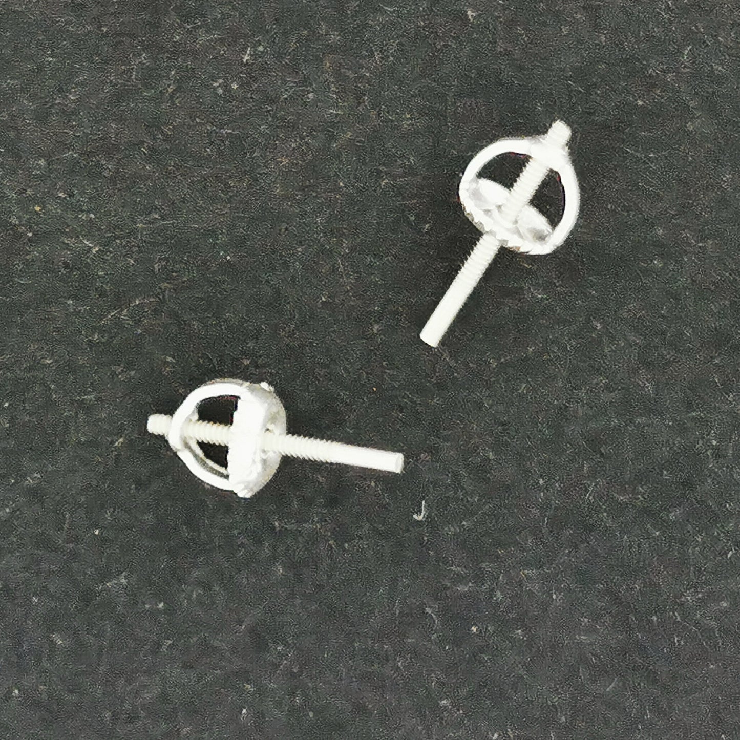 Screw back earring post upgrade in Sterling Silver or Gold