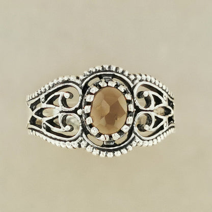 Vintage Bague Filigrane En Pyramide , Argent Sterling Ring Handmade Silver  Filigran Ring 