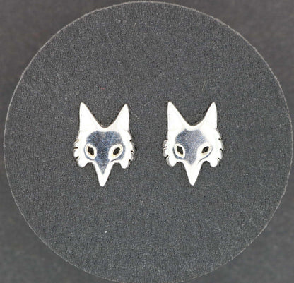 Boucles d'oreilles en or Fox sur commande