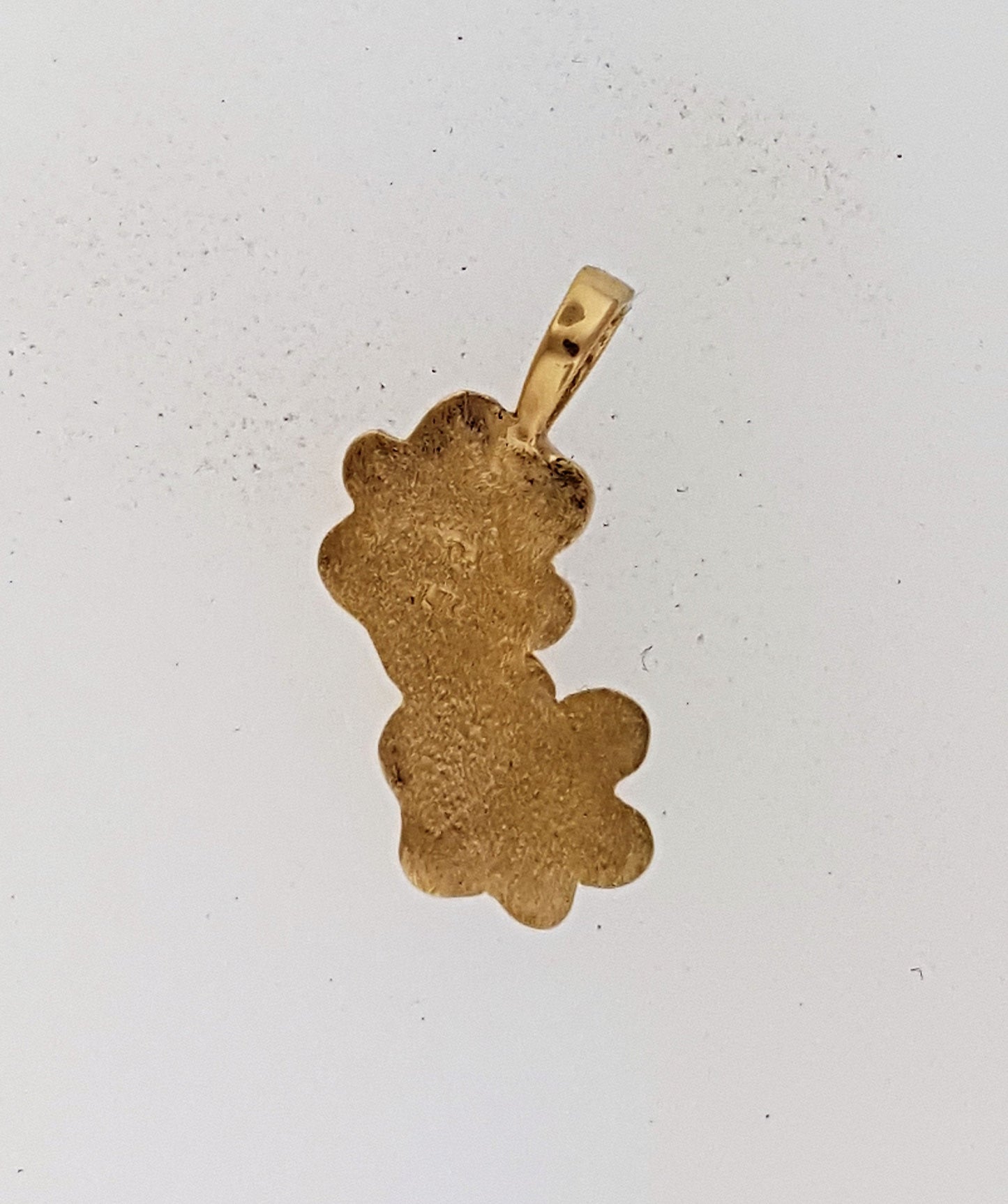 Small Paw Print Charm Pendant in Gold, Dog Paw Charm Pendant, Cat Paw Charm Pendant, Paw Print Charm Necklace, Gift For Pet Owners, Gold Cat Paw Pendant, Gold Dog Paw Pendant, Gold Paw Print Pendant, Gold Toe Beans Pendant, Gold Paw Print Charm