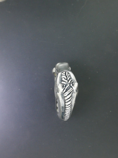 3D Horse Head Ring Sterling Silver