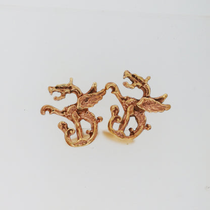 Dragon Cuff Links in Antique Bronze, Here Be Draons, Bronze Fantasy Jewelry, Bronze Fantasy Jewellery, Fantasy Wedding Cufflinks, Bronze Dragon Cufflinks, Dragon Lover Gift, Bronze Fantasy Cufflinks, Bronze Dragon Jewelry, Bronze Dragon Jewellery, Dragon Wedding Cufflinks, Fantasy Cufflinks Gift
