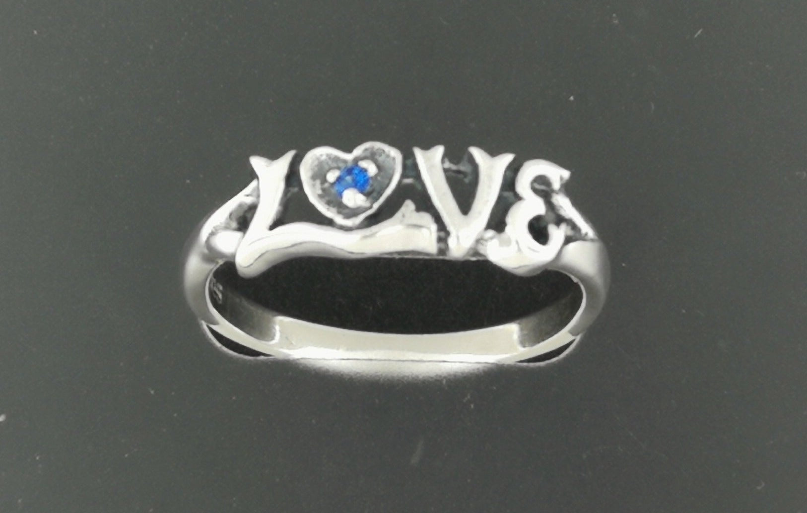 Love Ring in Sterling Silver with Gemstone Heart, Birthstone Love Ring, Silver Love Ring, Sweetheart Ring, Birthstone Heart Ring, Silver Love Band, Birthstone Love Ring, 925 Silver Ring, Silver Love Ring, Gemstone Love Ring, Love Ring With Gemstone