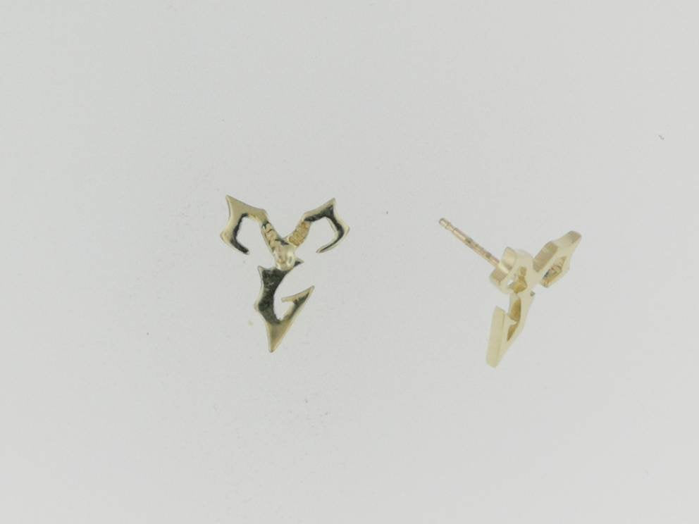 Gold FFX Tidus Earrings