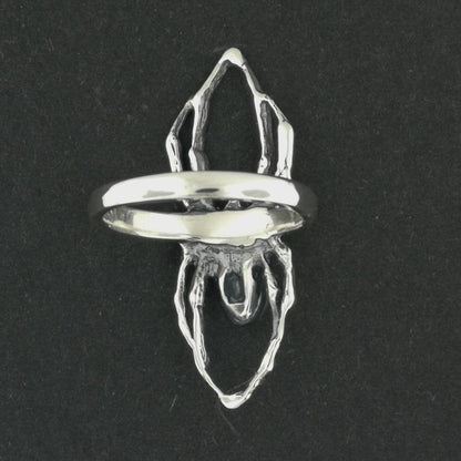 Spider ring in Sterling Silver