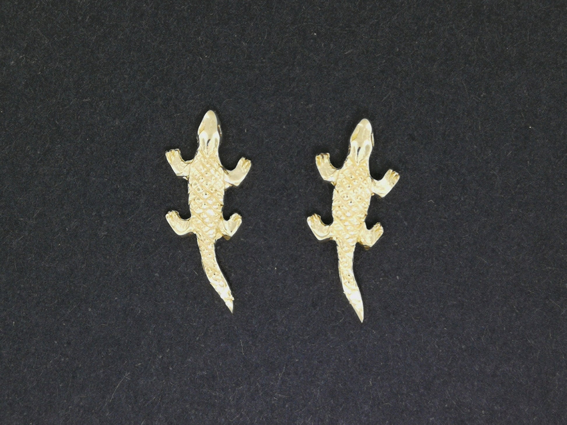 Gold Alligator Stud Earrings made to order, Gold Alligator Earrings, Gold Alligator Studs, Gold Alligator Stud Earrings, Gold Animal Earrings, Gold Animal Jewelry, Gold Reptile Jewelry, Gold Reptile Jewellery, Gold Reptile Earrings, Gold Alligator Jewelry, Gold Alligator Jewellery, Gold Gator Earrings, Gold Gator Jewelry, Gold Gator Jewellery