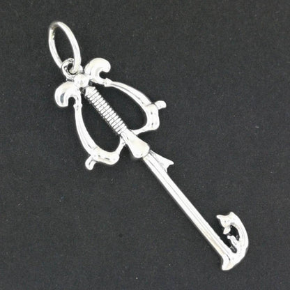 Kingdom Hearts Three Wishes Keyblade Pendant in Sterling Silver or Antique Bronze