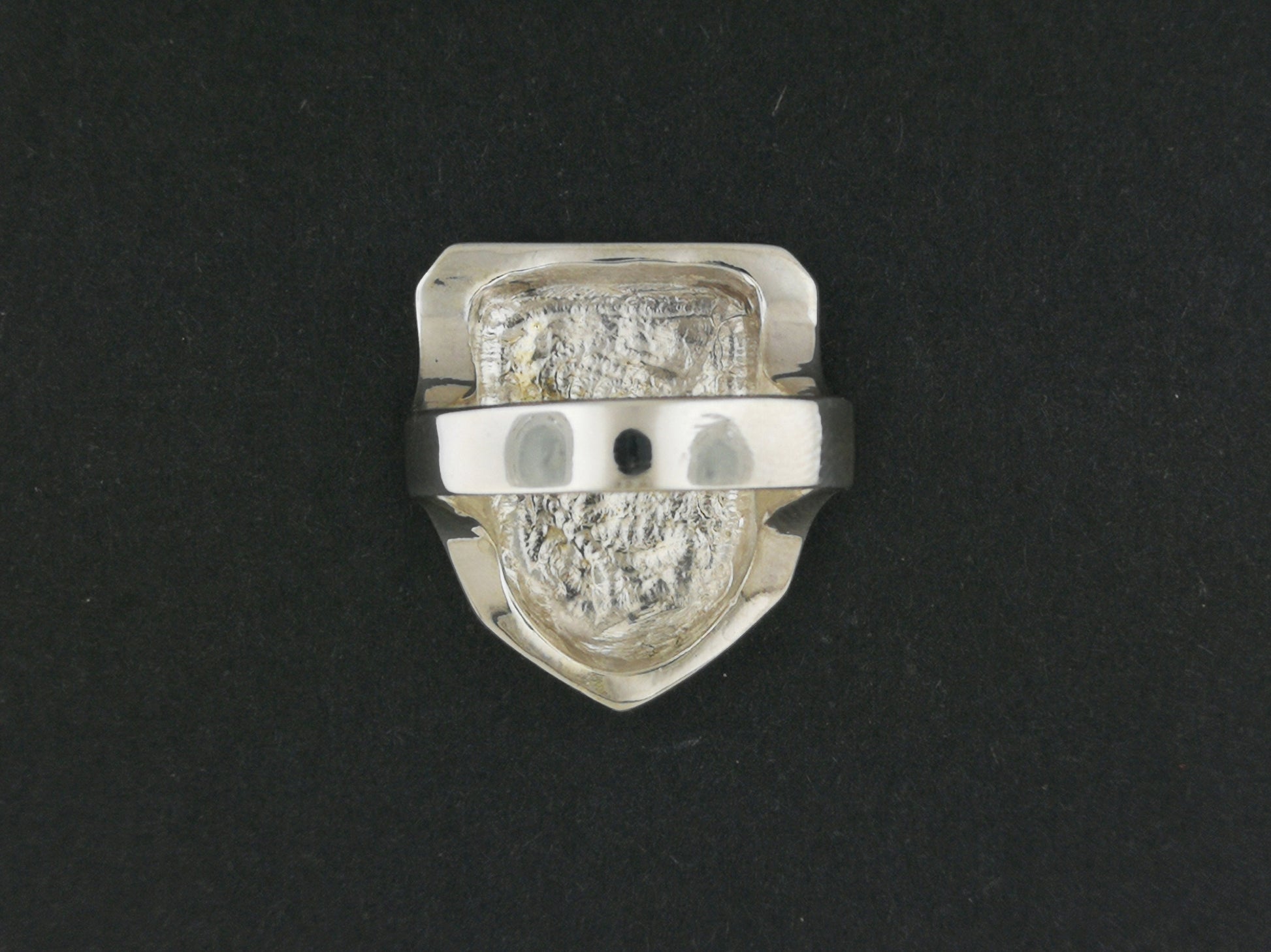 Shield Signet Ring in Sterling Silver