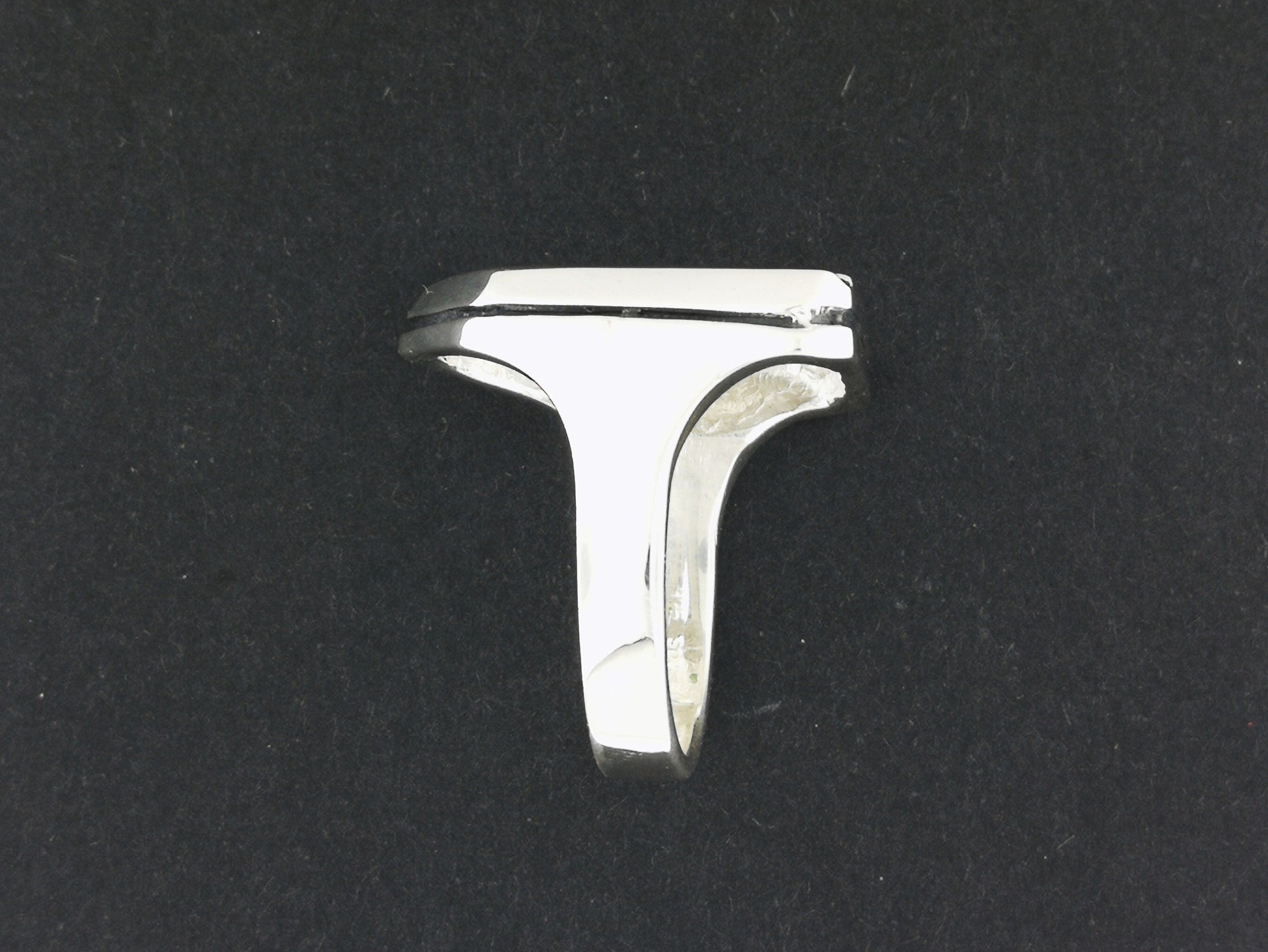 Shield Signet Ring in Sterling Silver