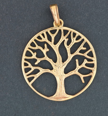 Tree of Life Pendant in Sterling Silver or Antique Bronze