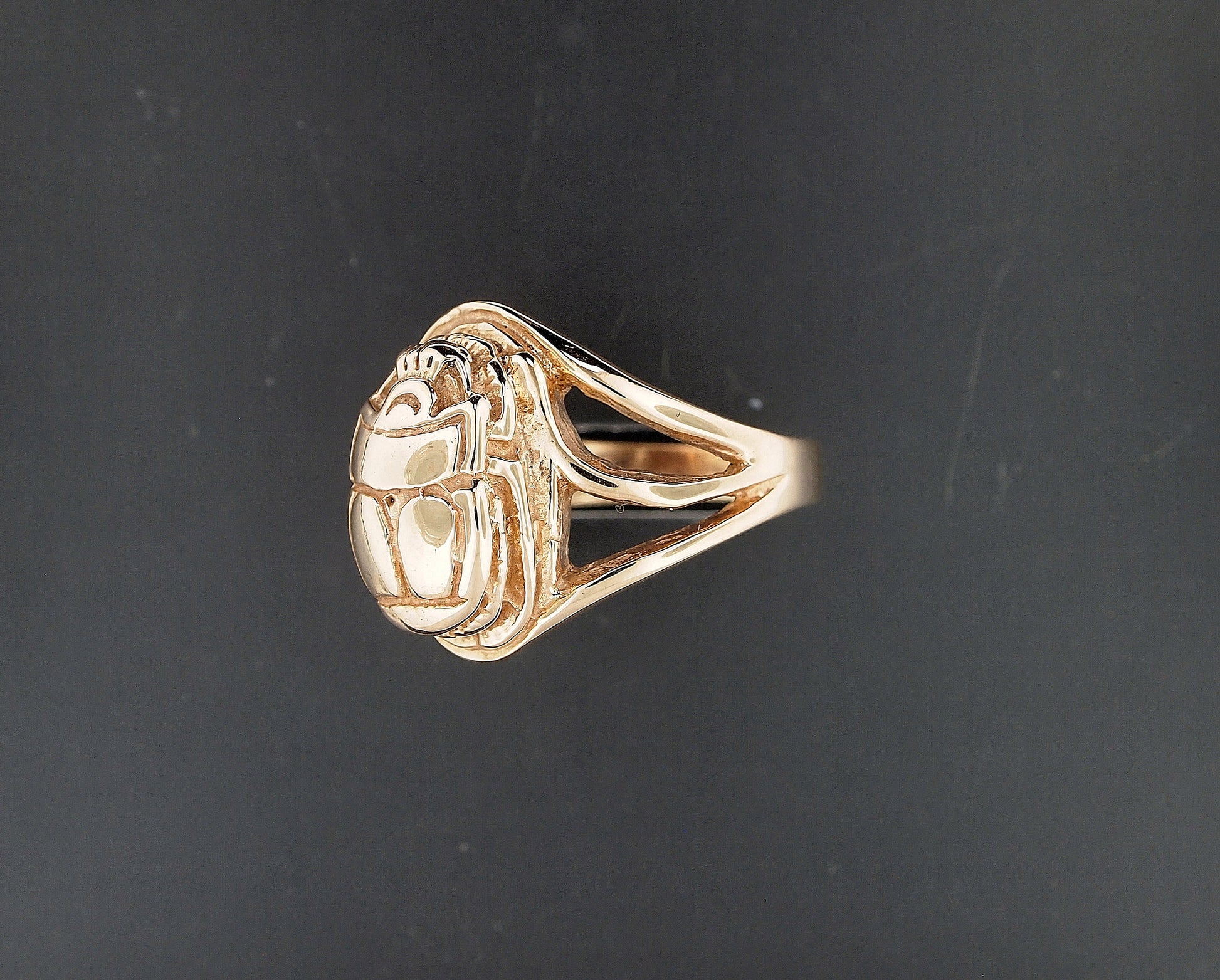 Egyptian Scarab Ring in Sterling Silver or Antique Bronze, Mid Century Egyptian Scarab Ring, Scarab Beetle Ring, Ancient Egyptian Style Ring, Bronze Scarab Ring, Bronze Egyptian Scarab Ring, Bronze Beetle Ring, Ancient Egyptian Ring, Bronze Bug Ring