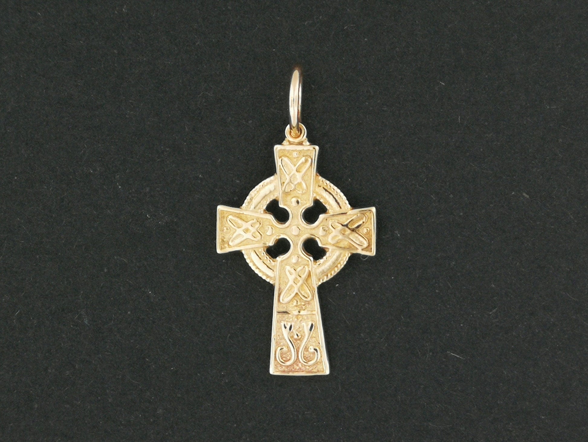 Small Celtic Cross in Gold Made to Order, Gold Celtic Cross, Gold Irish Cross, Celtic Irish Cross Pendant, Gold Cross Pendant, Gold Celtic Jewellery, Gold Celtic Jewelry, Gold Irish Celtic Cross, Gold Celtic Pendant, Irish Celtic Cross Pendant