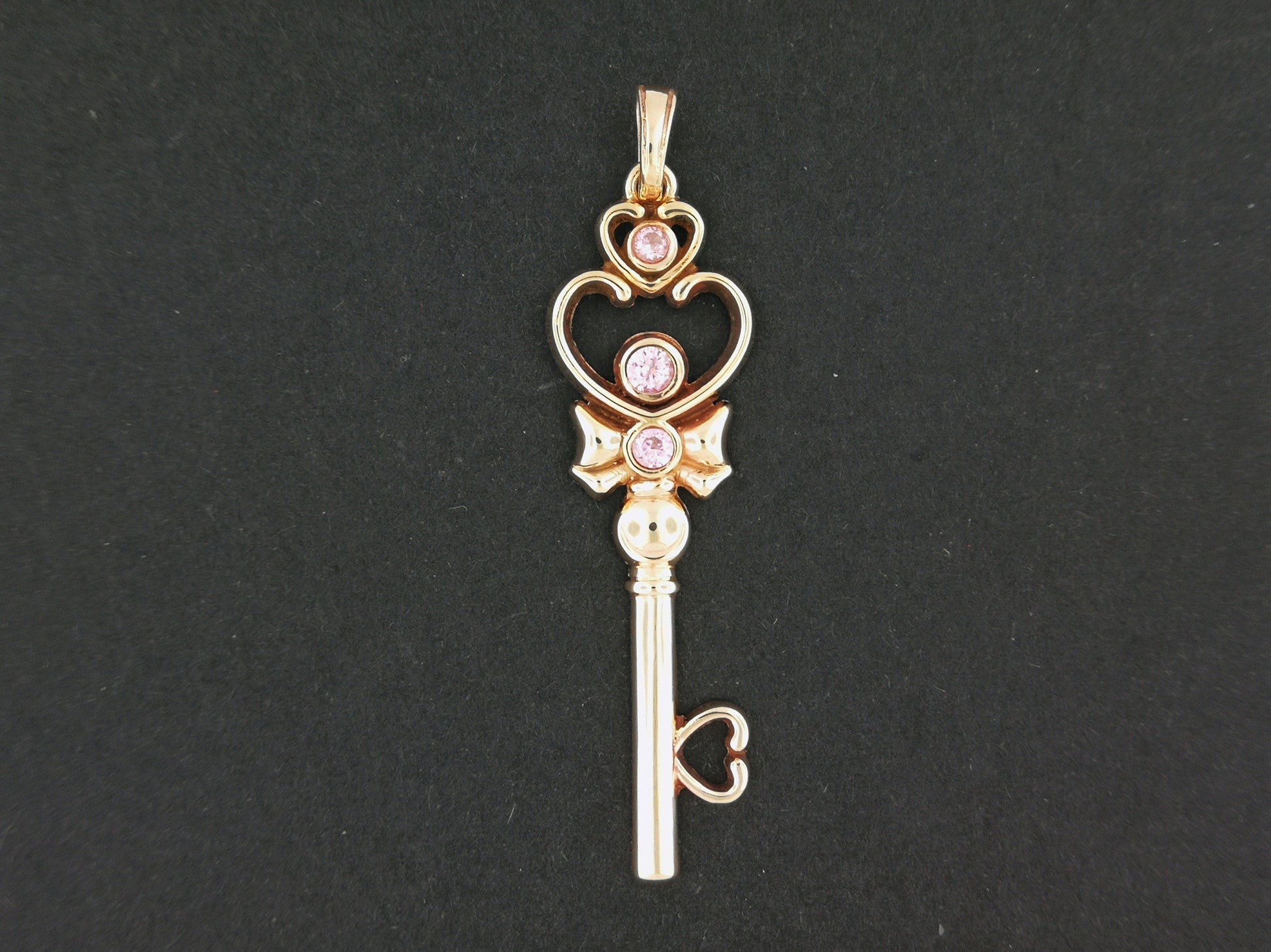 Time Key Pendant in Sterling Silver or Antique Bronze