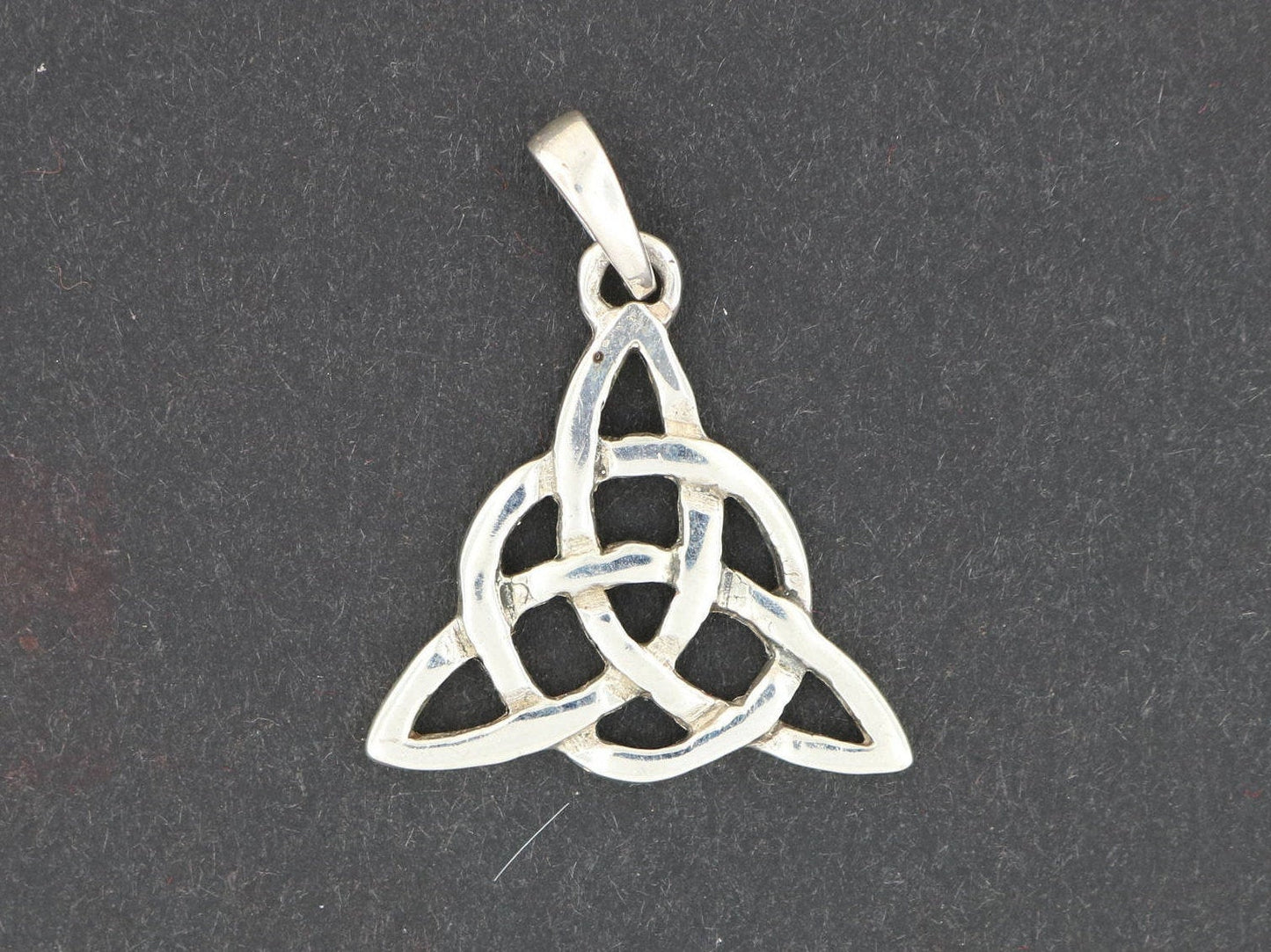Small Triquetra Pendant in Sterling Silver or Antique Bronze
