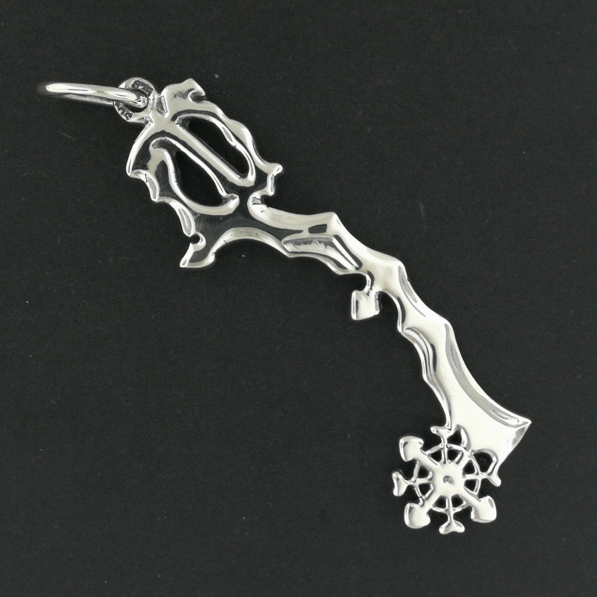 Kingdom Hearts Diamond Dust Keyblade Pendant in Sterling Silver or Antique Bronze, Video Game Jewelry, Video Game Jewellery, Silver Video Game Pendant, Bronze Video Game Pendant, Gamer Girl Pendant, Gamer Girl Jewelry, Gamer Girl Jewellry, Gamer Geek Pendant, Gamer Geek Jewelry, KH Keyblade Pendant, Silver Keyblade Pendant, Bronze Keyblade Pendant, Diamond Dust Pendant, 925 Silver Keyblade, Kingdom Hearts Keyblade Pendant