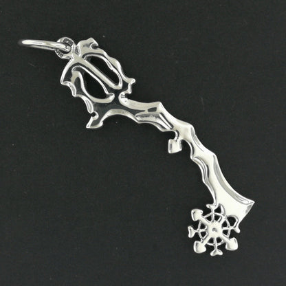 Pendentif Keyblade Kingdom Hearts Diamond Dust en argent sterling ou bronze antique