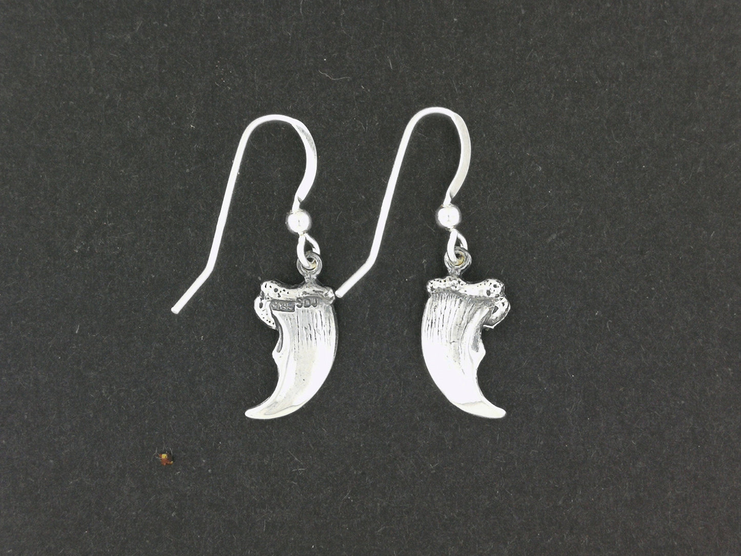 Bear Claw Earrings in Sterling Silver or Antique Bronze