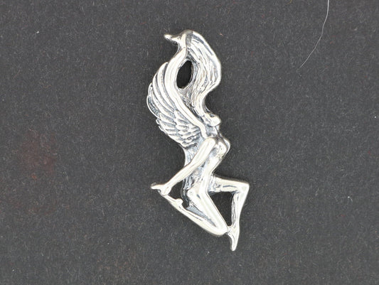 Angel pendant in Sterling Silver or Antique Bronze