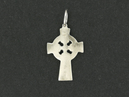 Small Celtic Cross in Sterling Silver or Antique Bronze