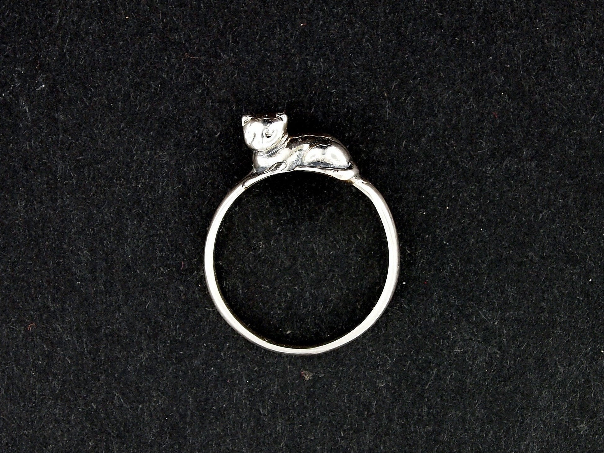 Small 3D Cat Ring in 925 Sterling Silver, Cat Jewelry, Cat Ring Jewellery, Gift For Cat Lover, 925 Silver Cat Jewelry, 925 Cat Jewellery, Silver Cat Ring, Sterling Silver Cat Ring, Silver Cat Jewellery, Cat Lover Ring, Cat Lover Jewellery