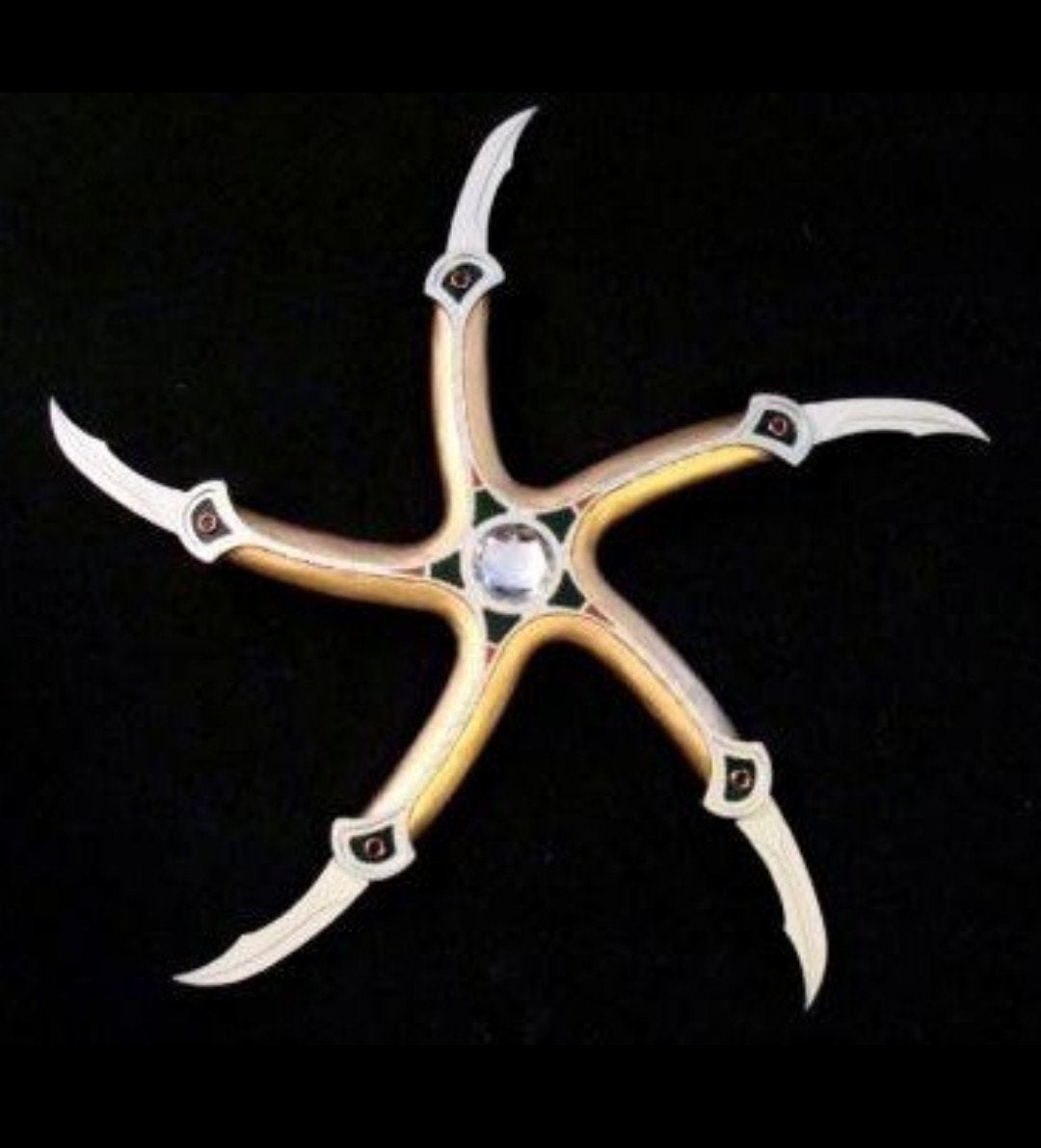 Krull Glaive Pendant in Sterling Silver or Antique Bronze