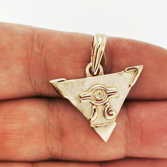 Yugi-Oh Millennium Puzzle in Antique Bronze, yu gi oh millennium pendant, yu-gi-oh millennium puzzle necklace, the millennium necklace, anime necklace, yugioh pendant