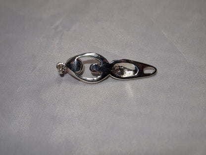 Lunar Goddess Pendant with Gemstone Pearl in Sterling Silver