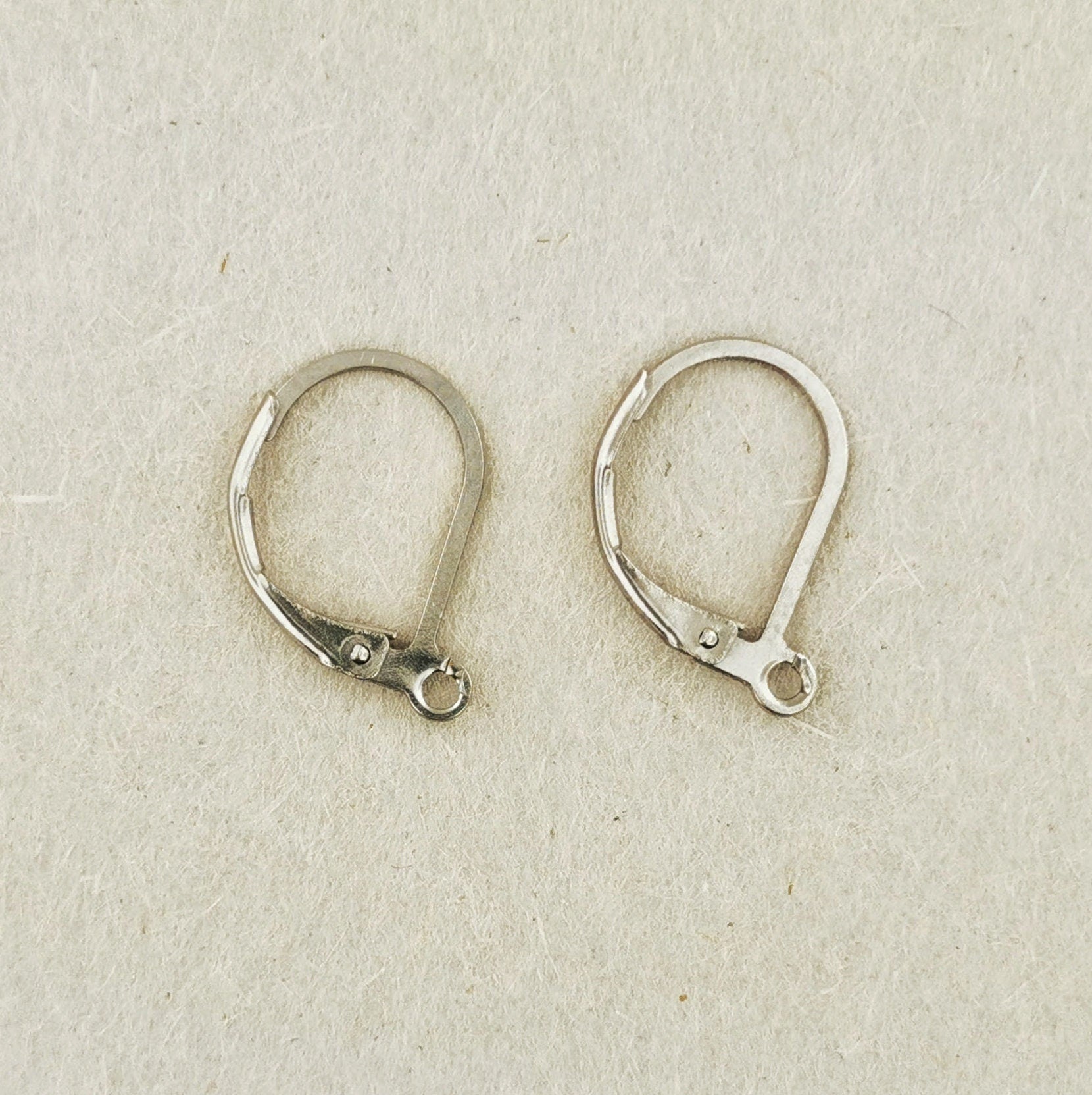 Lever Back earring upgrade in Sterling Silver or Stailess Steel