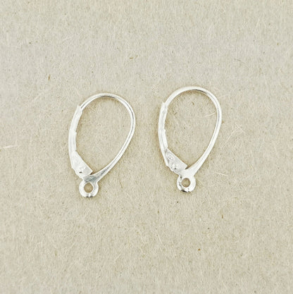 Lever Back earring upgrade in Sterling Silver or Stailess Steel