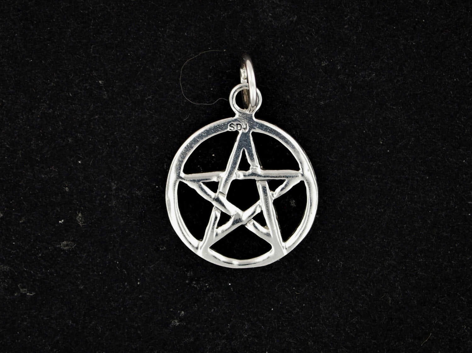 Small Two Sided Pentacle Pendant in 925 Silver or Bronze, Small Pentacle Charm Jewelry, Small Star Charm, Jewellery Gift for Wicca Pagan, Sterling Silver Pentacle Pendant, Pagan Pentacle Pendant, Small Pentacle Pendant, Sterling Silver Pagan Pendant