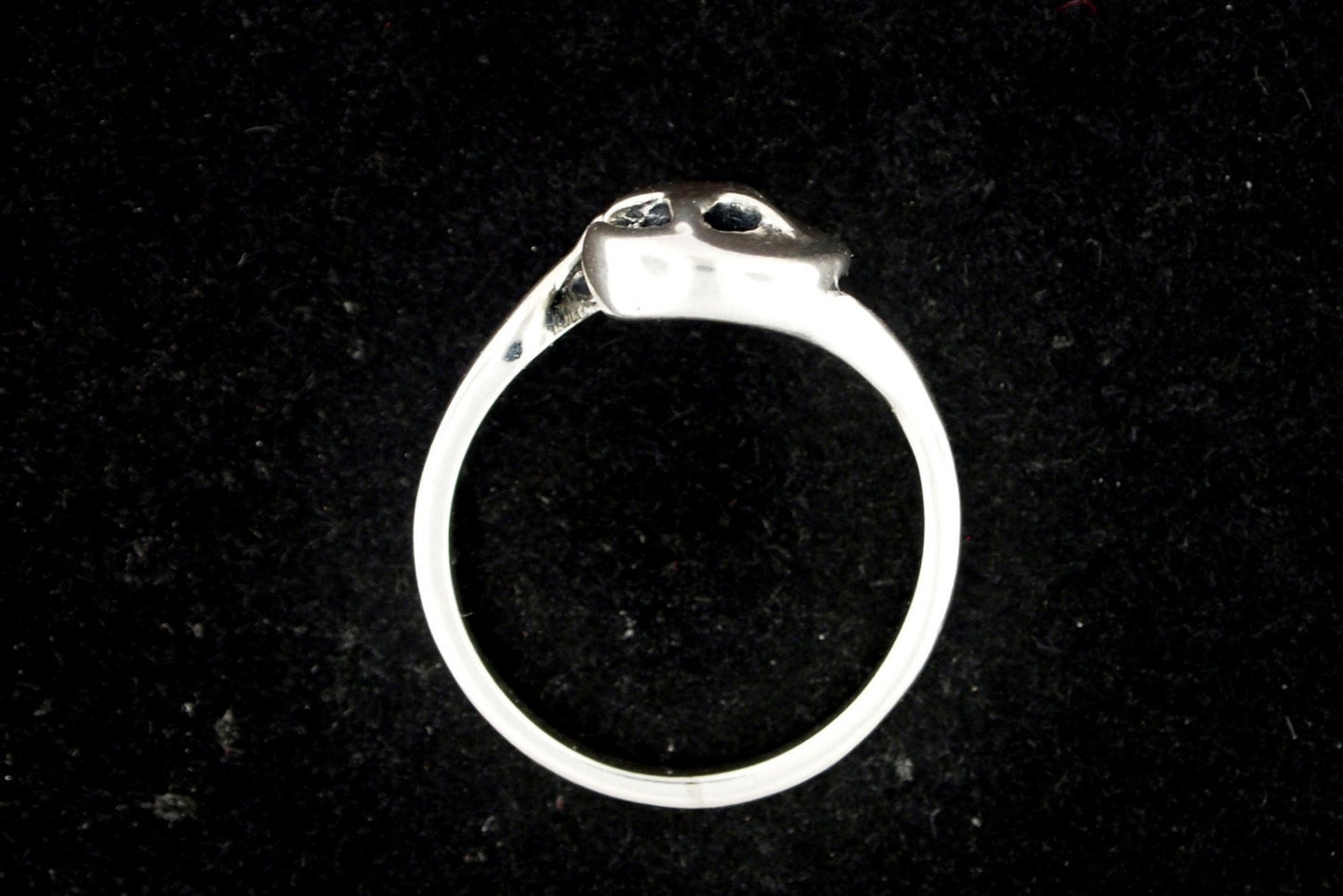 Moon and Star Ring in Sterling Silver